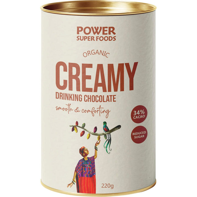 Power Super Foods - Creamy Drinking Chocolate - 220g