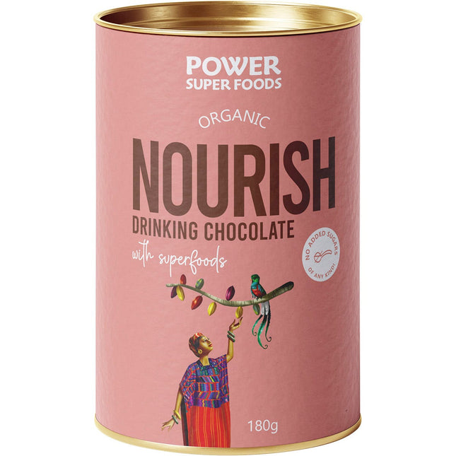 Power Super Foods - Nourish Drinking Chocolate With Superfoods  - 180g