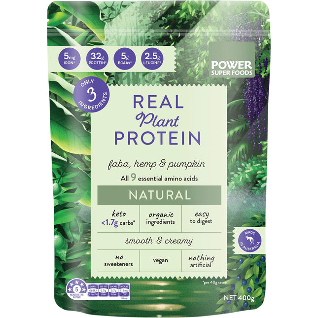 Power Super Foods - Real Plant Protein Natural - 400g