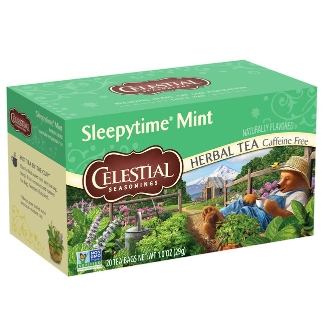 CELESTIAL SEASONINGS SLEEPYTIME MINT X 20 TEA BAGS