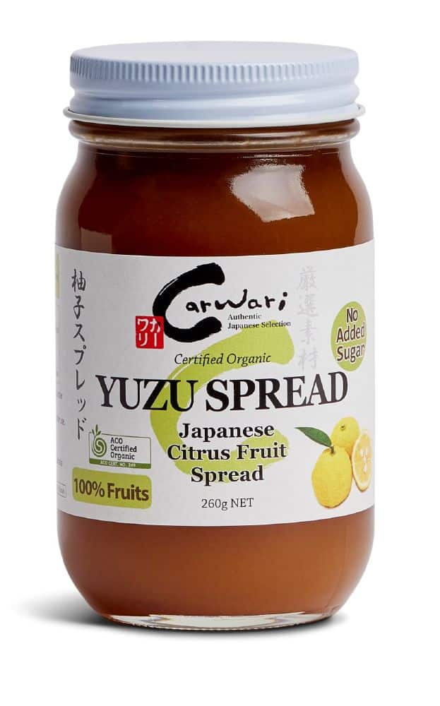 CARWARI ORGANIC YUZU SPREAD CITRUS FRUIT 260G