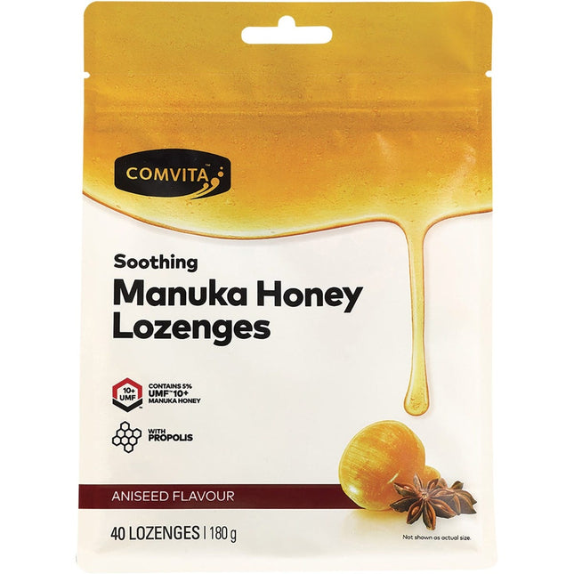 COMVITA Manuka Honey Lozenges Aniseed 40x4.5g | Bee Product