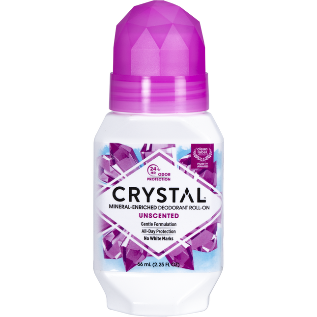 Crystal Roll-On Deodorant Unscented 66ml