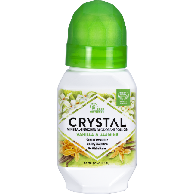 Crystal Roll-On Deodorant Vanilla Jasmine 66ml