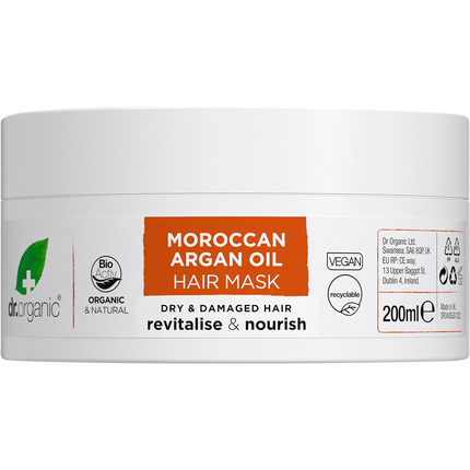 Dr. Organic Hair Mask Moroccan Argan Oil 200ml