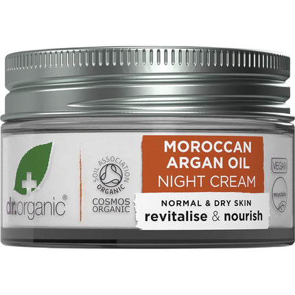 Dr. Organic - Night Cream Moroccan Argan Oil - 50ml