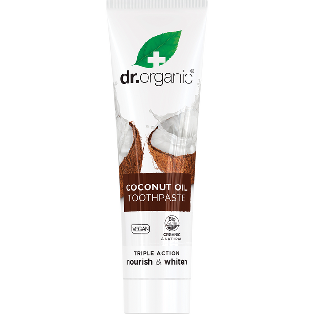 Dr. Organic Whitening Coconut Oil Toothpaste 100ml