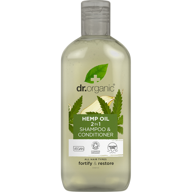 Dr. Organic 2 in 1 Shampoo Conditioner Hemp Oil 265ml