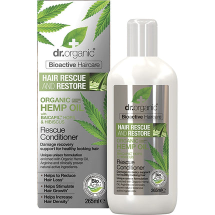 Dr. Organic - Rescue & Restore Conditioner Hemp Oil - 265ml