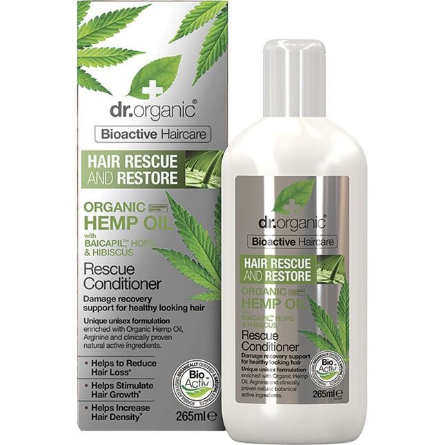 Dr. Organic - Rescue & Restore Conditioner Hemp Oil - 265ml