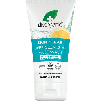 Dr. Organic - Deep Cleansing Face Wash Skin Clear