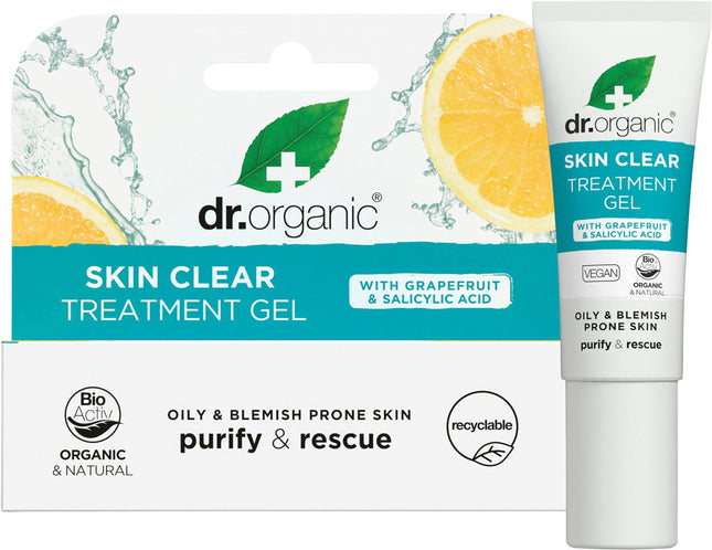 Dr. Organic - Treatment Gel Skin Clear   - 10ml