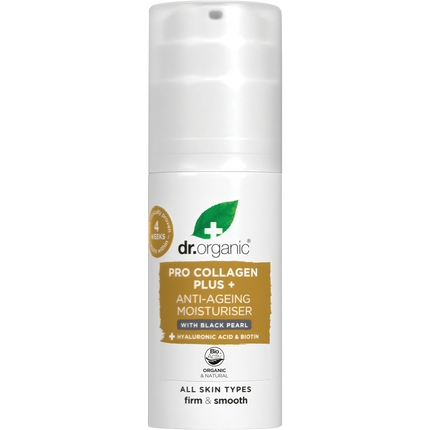 Dr. Organic Pro Collagen Plus+ Anti Ageing Moisturiser Black Pearl 50ml