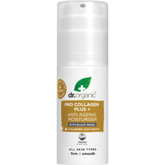 Dr. Organic Pro Collagen Plus+ Anti Ageing Moisturiser Black Pearl 50ml