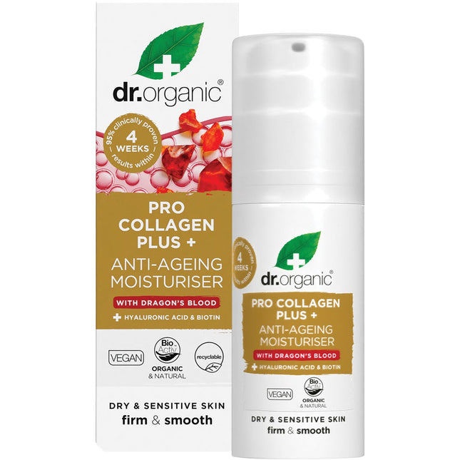 Dr. Organic - Pro Collagen Plus+ Anti Ageing Moisturiser Dragon Blood - 50ml