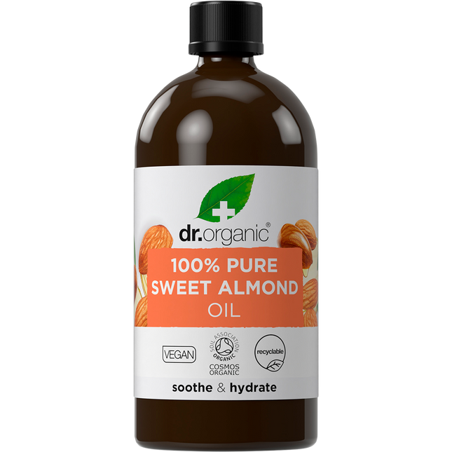 Dr. Organic Sweet Almond Oil 100% Pure 100ml