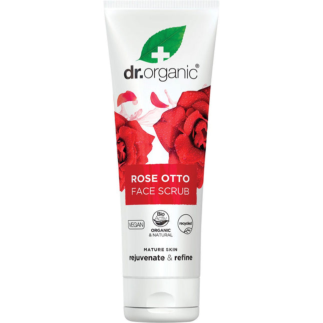 Dr. Organic - Face Scrub Rose Otto - 125ml