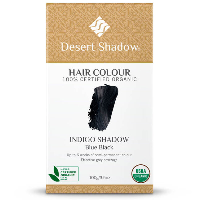 DESERT SHADOW ORGANIC HAIR DYE - INDIGO SHADOW 100G