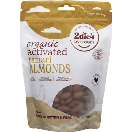 2DIE4 LIVE FOODS - ORGANIC ACTIVATED TAMARI ALMONDS