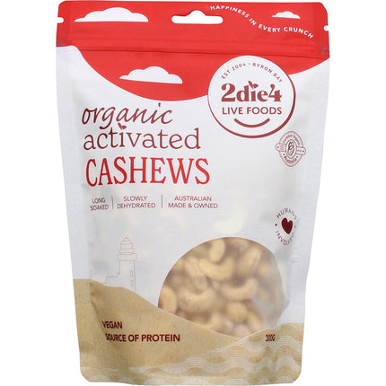 2DIE4 LIVE FOODS - ORGANIC ACTIVATED CASHEWS