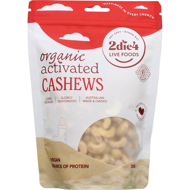 2DIE4 LIVE FOODS - ORGANIC ACTIVATED CASHEWS