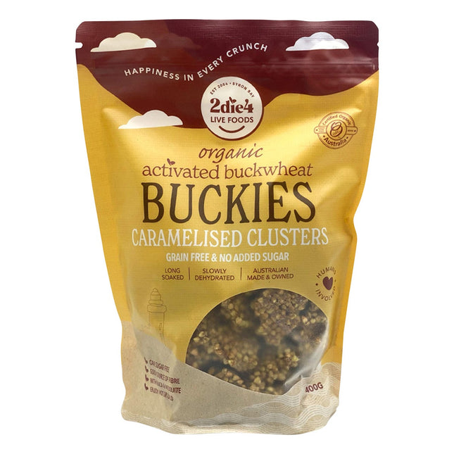 2die4 Live Foods - Organic Activated Buckies Caramelised Clusters