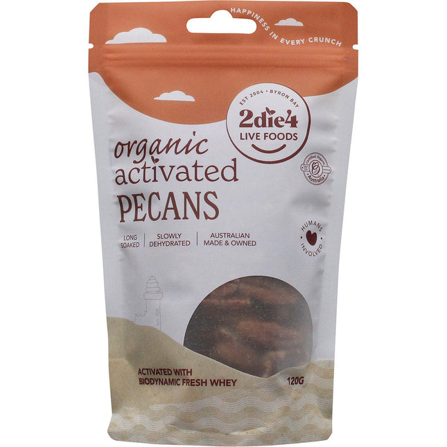 2DIE4 LIVE FOODS - ORGANIC ACTIVATED PECANS WITH FRESH WHEY