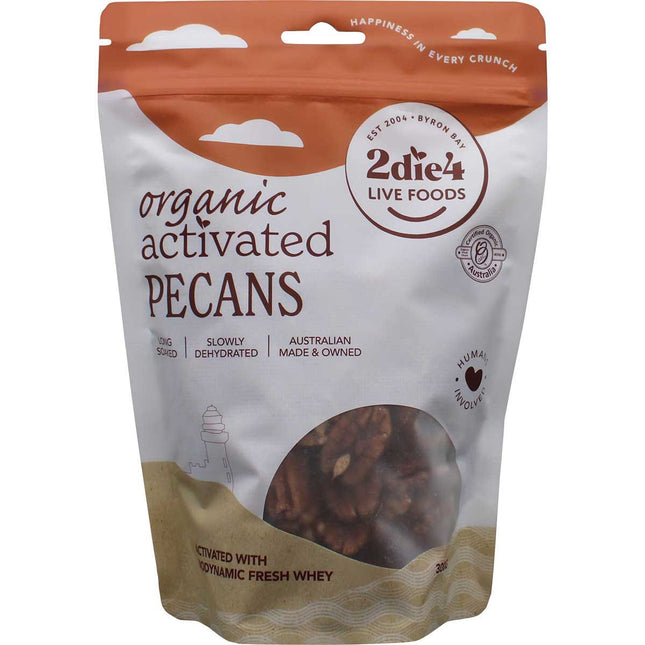 2DIE4 LIVE FOODS - ORGANIC ACTIVATED PECANS WITH FRESH WHEY