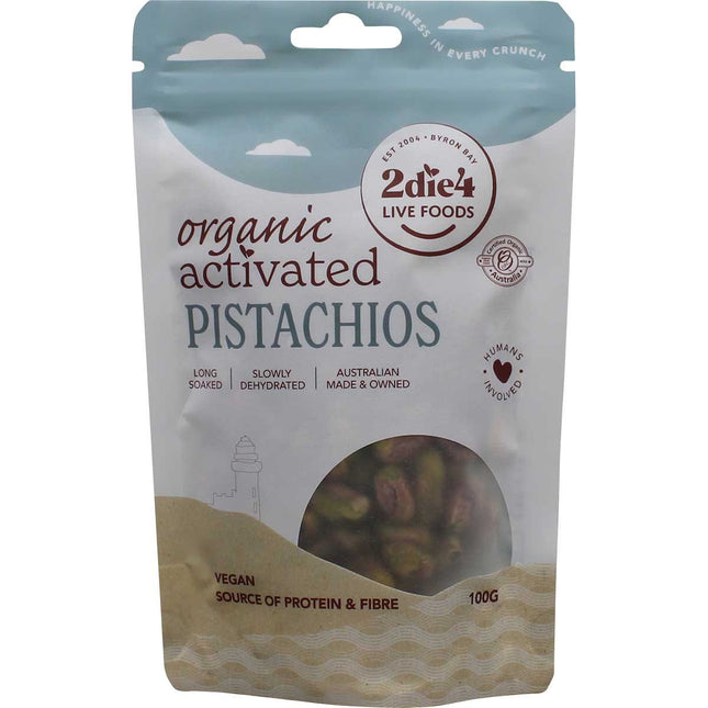 2DIE4 LIVE FOODS - ORGANIC ACTIVATED PISTACHIOS