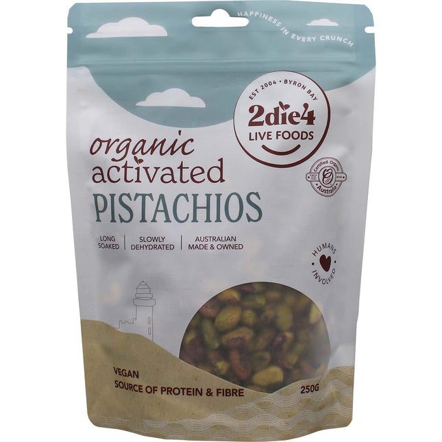 2DIE4 LIVE FOODS - ORGANIC ACTIVATED PISTACHIOS