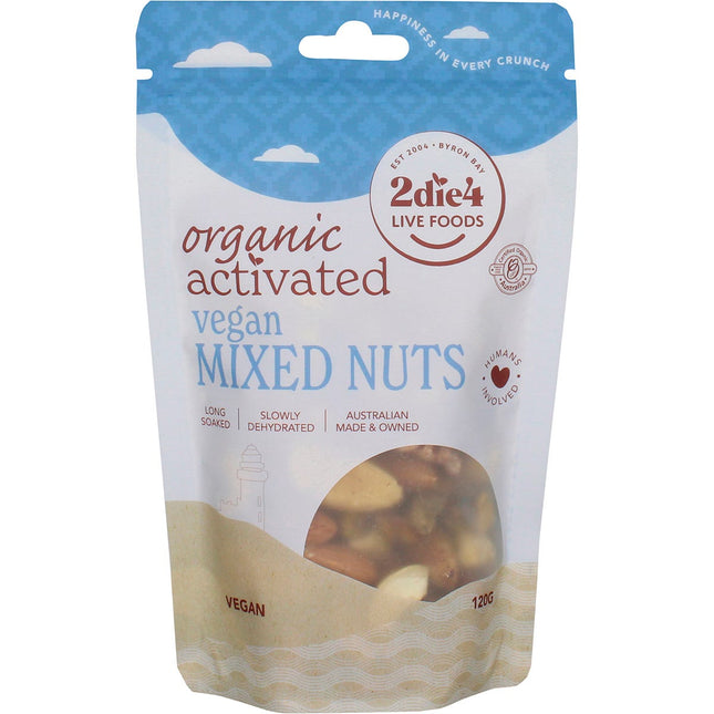 2DIE4 LIVE FOODS - ORGANIC ACTIVATED MIXED NUTS VEGAN