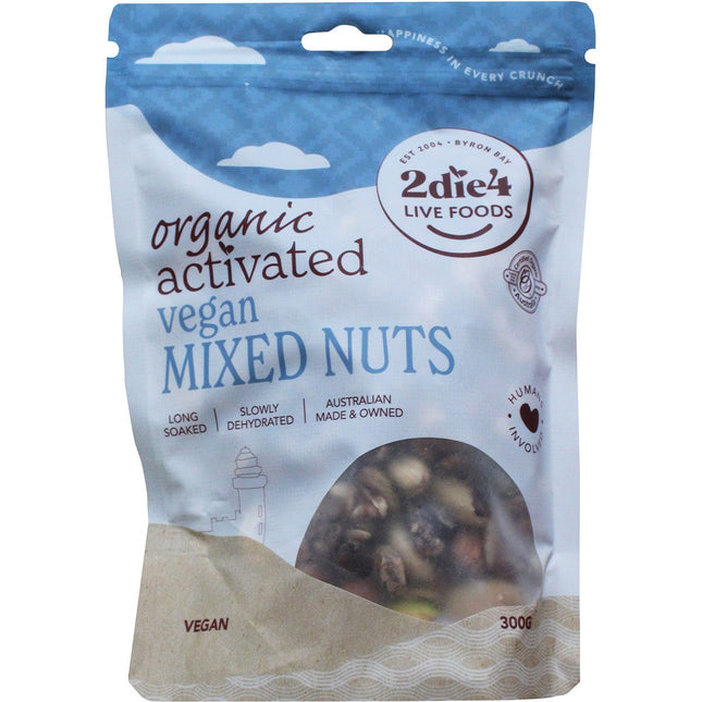 2DIE4 LIVE FOODS - ORGANIC ACTIVATED MIXED NUTS VEGAN