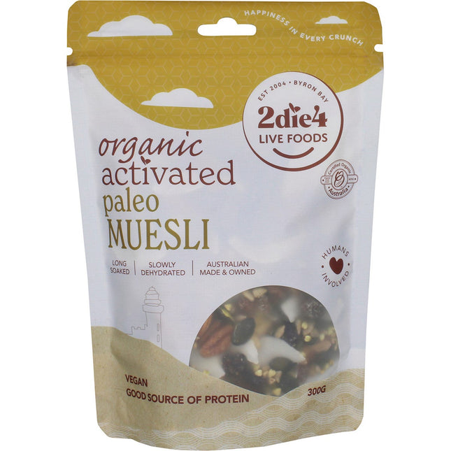 2DIE4 LIVE FOODS - ORGANIC ACTIVATED PALEO MUESLI