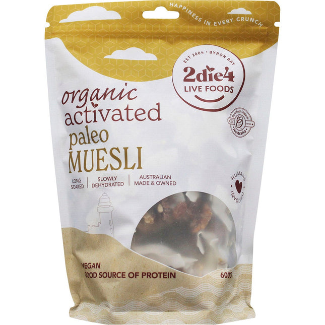 2DIE4 LIVE FOODS - ORGANIC ACTIVATED PALEO MUESLI