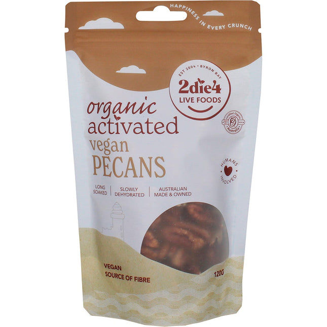 2DIE4 LIVE FOODS - ORGANIC ACTIVATED PECANS VEGAN
