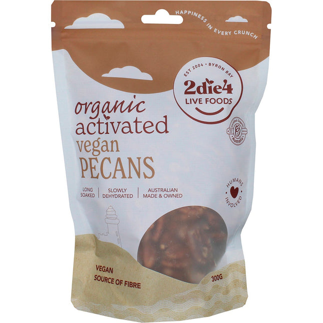 2DIE4 LIVE FOODS - ORGANIC ACTIVATED PECANS VEGAN