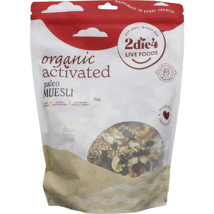 2DIE4 LIVE FOODS - ORGANIC ACTIVATED PALEO MUESLI