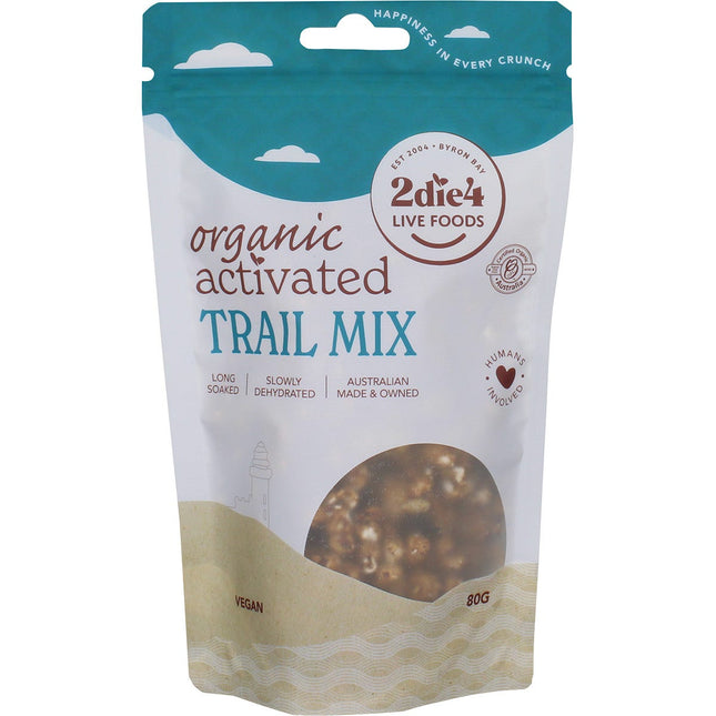 2die4 Live Foods - Organic Activated Trail Mix - 80g