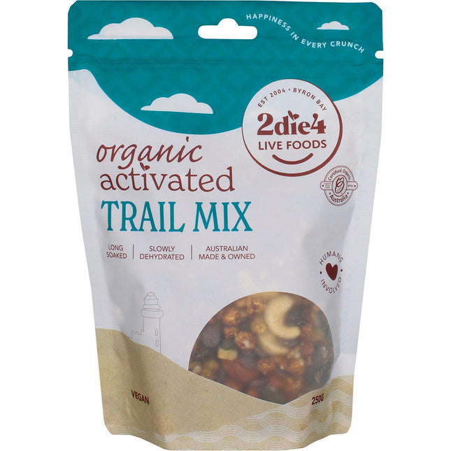 2die4 Live Foods - Organic Activated Trail Mix - 250g