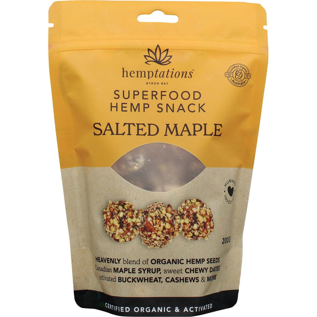 2DIE4 LIVE FOODS - HEMPTATIONS SUPERFOOD HEMP SNACK