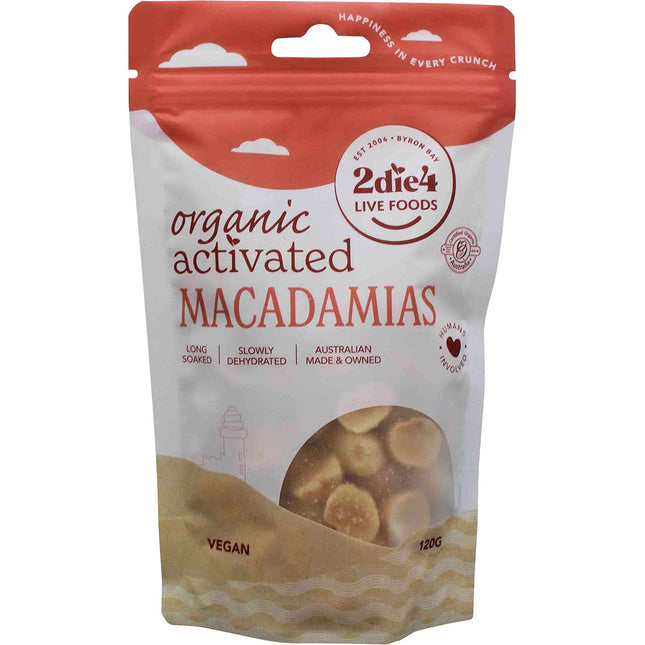 2DIE4 LIVE FOODS - ORGANIC ACTIVATED MACADAMIAS