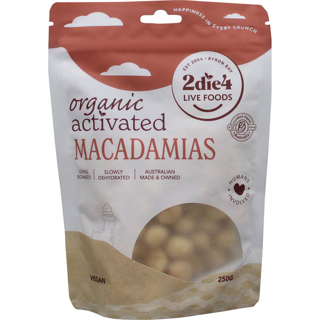 2DIE4 LIVE FOODS - ORGANIC ACTIVATED MACADAMIAS