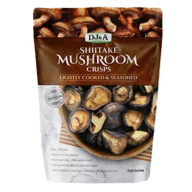 DJ&A SHIITAKE MUSHROOM CRISPS 30G