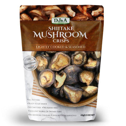DJ&A SHIITAKE MUSHROOM CRISPS 65G