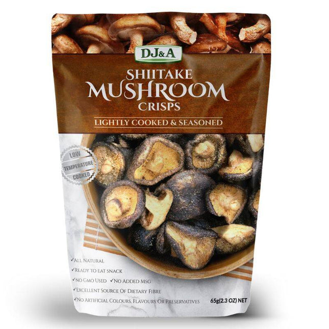 DJ&A SHIITAKE MUSHROOM CRISPS 65G