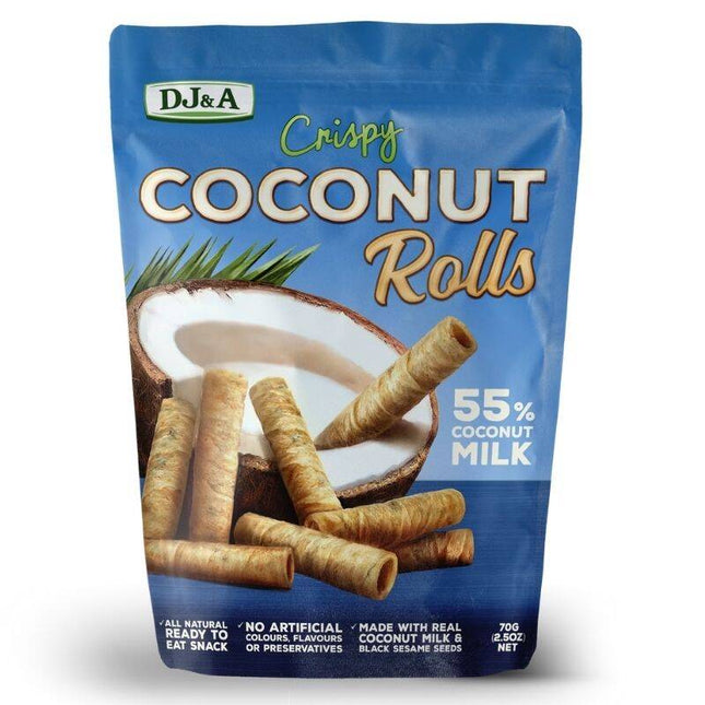 DJ&A COCONUT ROLLS 70G