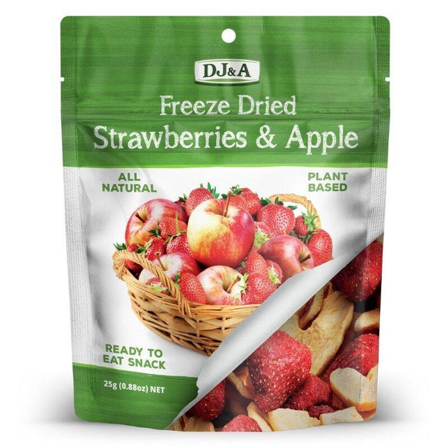 DJ&A FREEZE DRIED STRAWBERRY & APPLE 25G