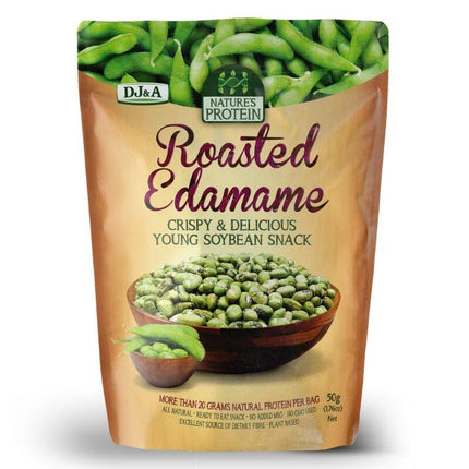 DJ&A NATURE'S PROTEIN ROASTED EDAMAME 50G