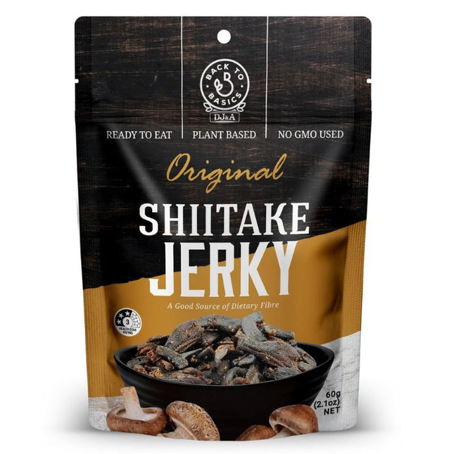 DJ&A VEGAN SHIITAKE JERKY ORIGINAL 60G