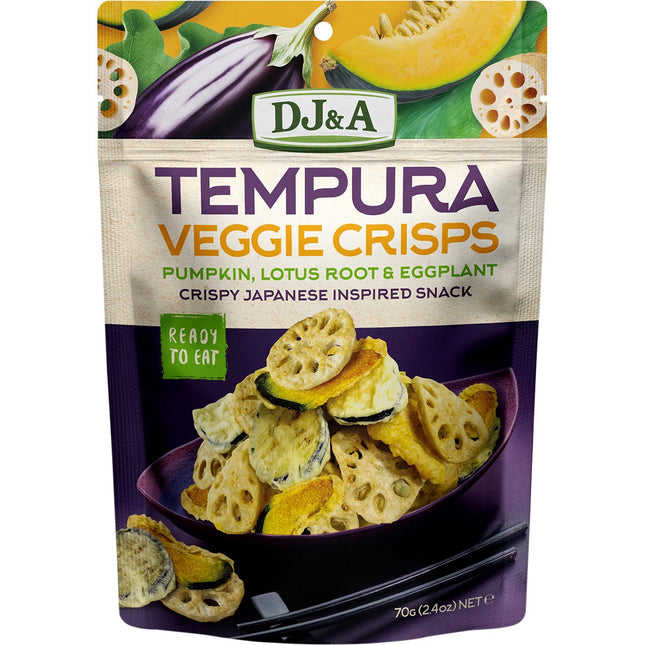 DJ&A - Tempura Veggie Crisps - 9x70g